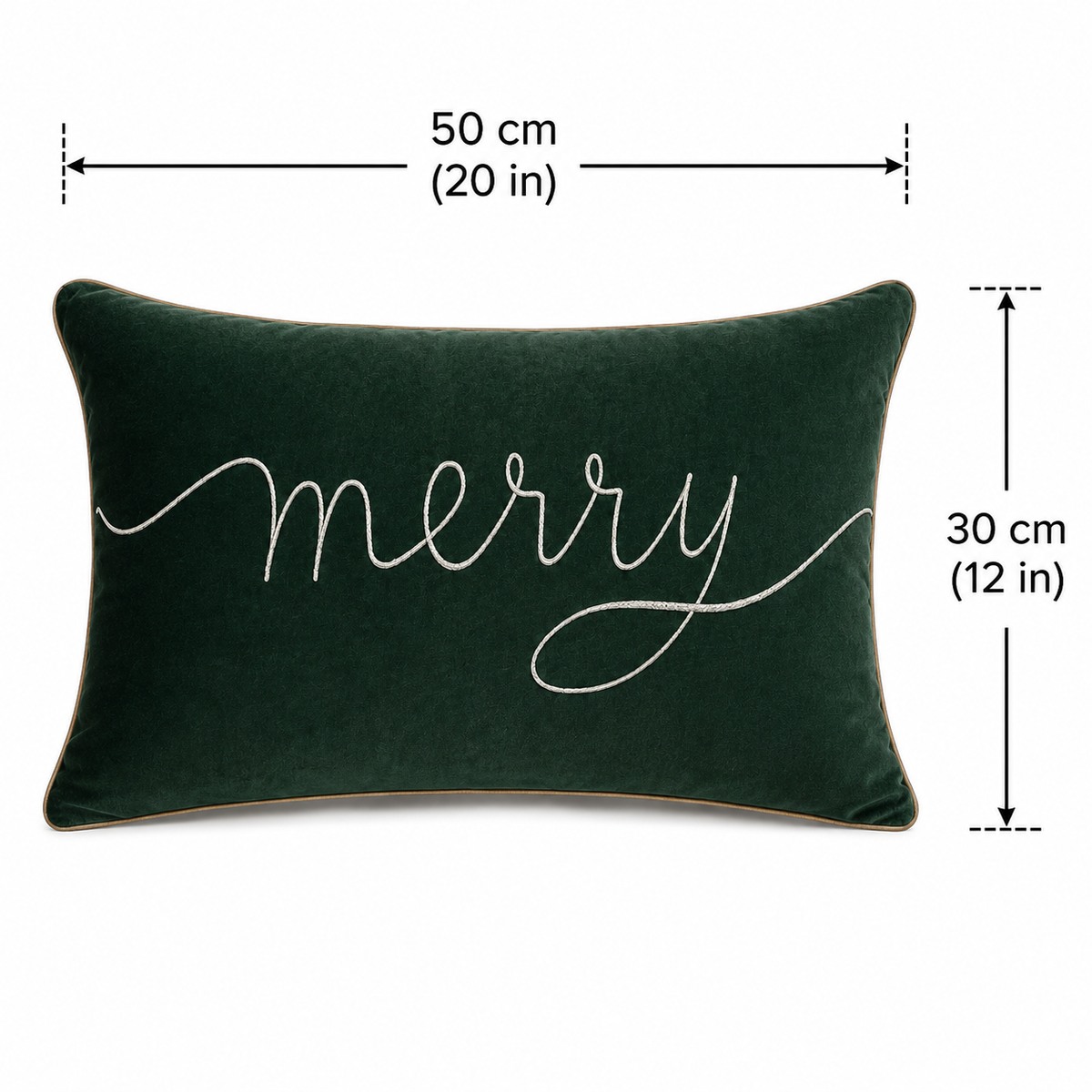 Miksa Merry Cursive Kidney Pillowcase