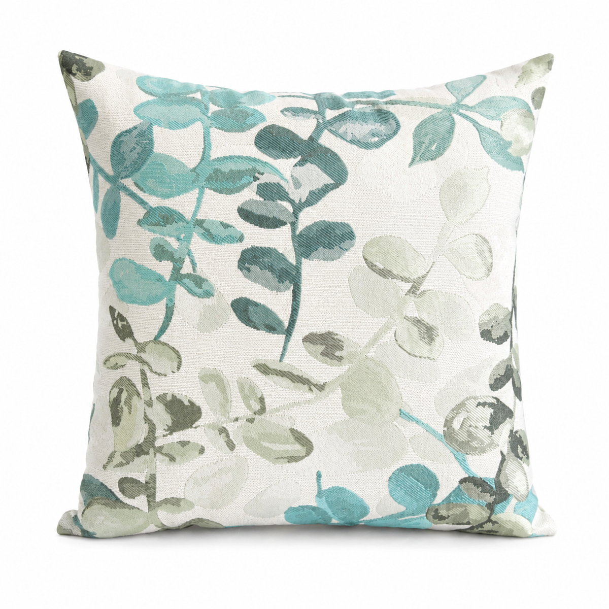 Sive Jacquard Eucalyptus Throw Pillowcase
