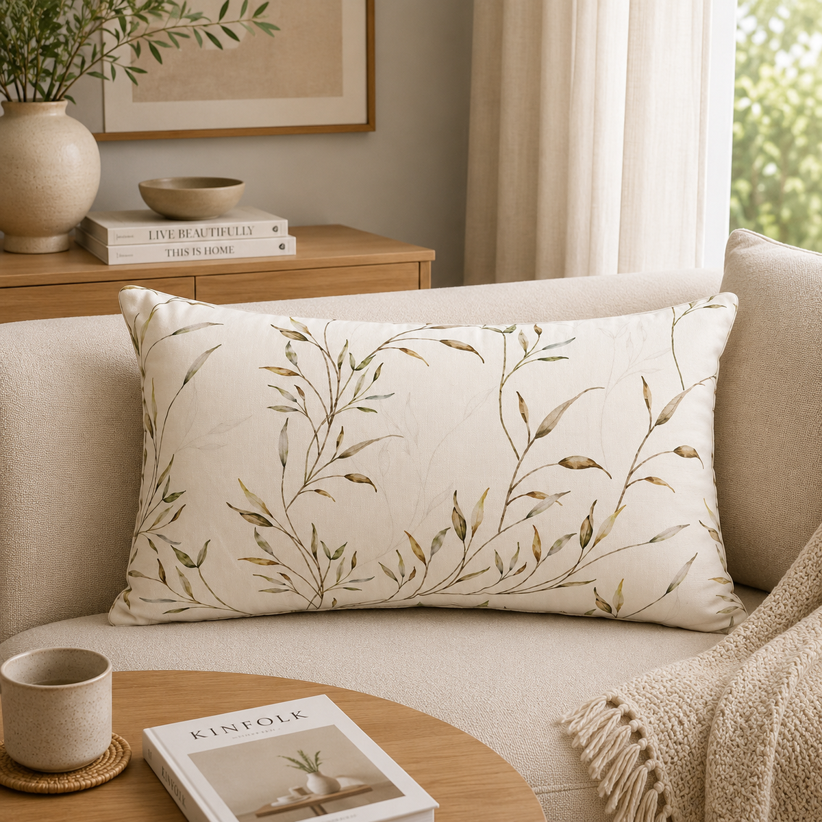 Lumi Willow Whisper Kidney Pillowcase