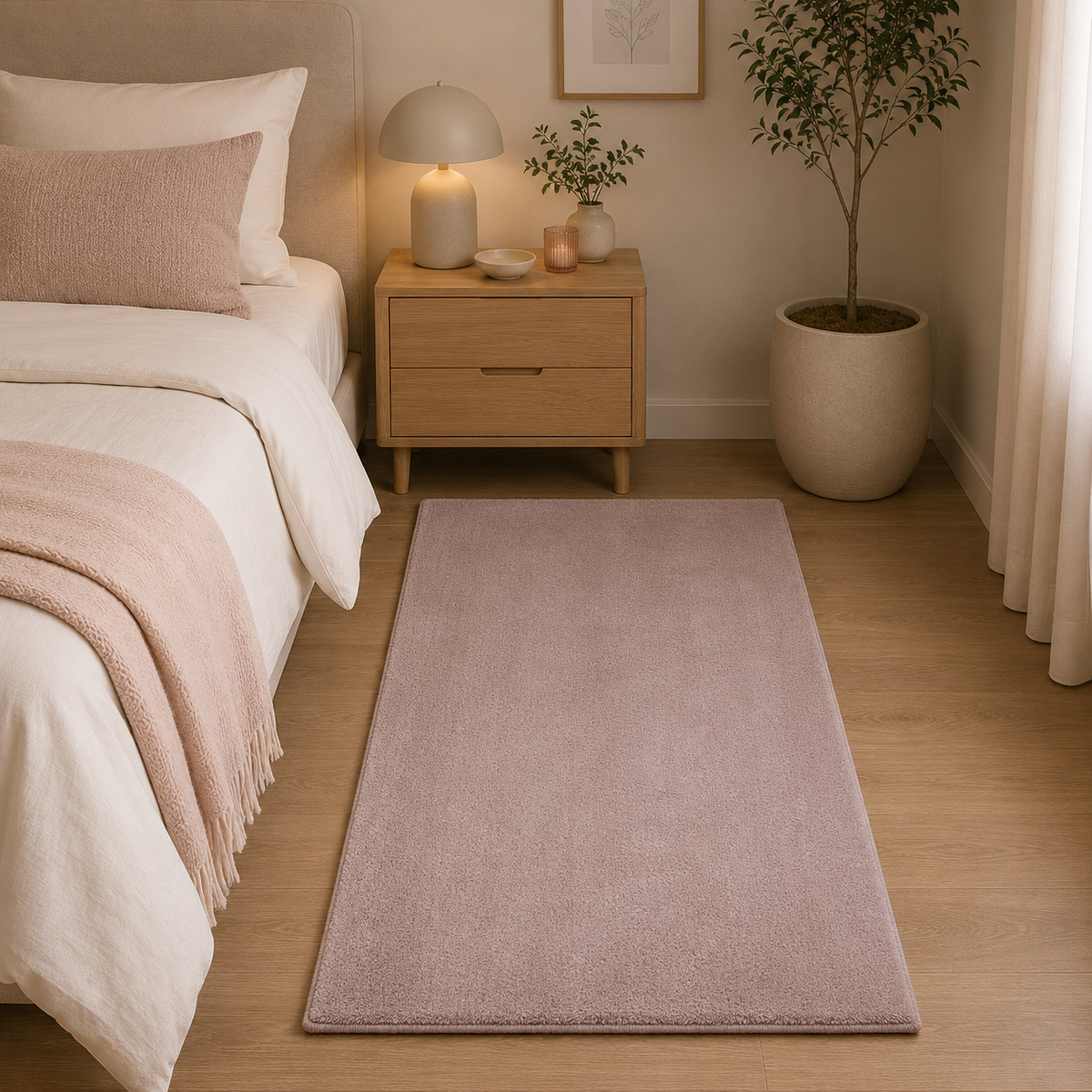 Aira Rosewood Shaggy Rug