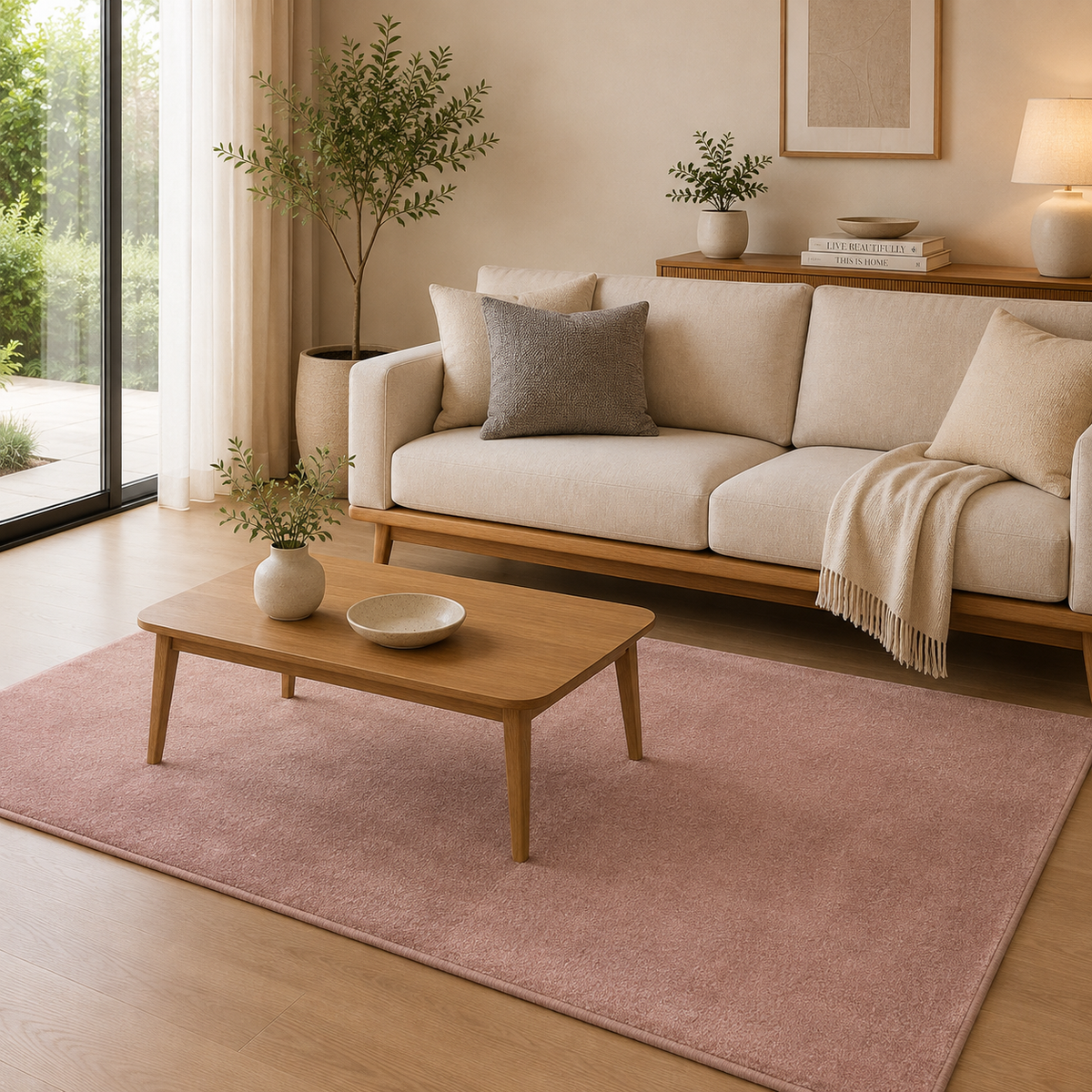 Aira Rosewood Shaggy Rug