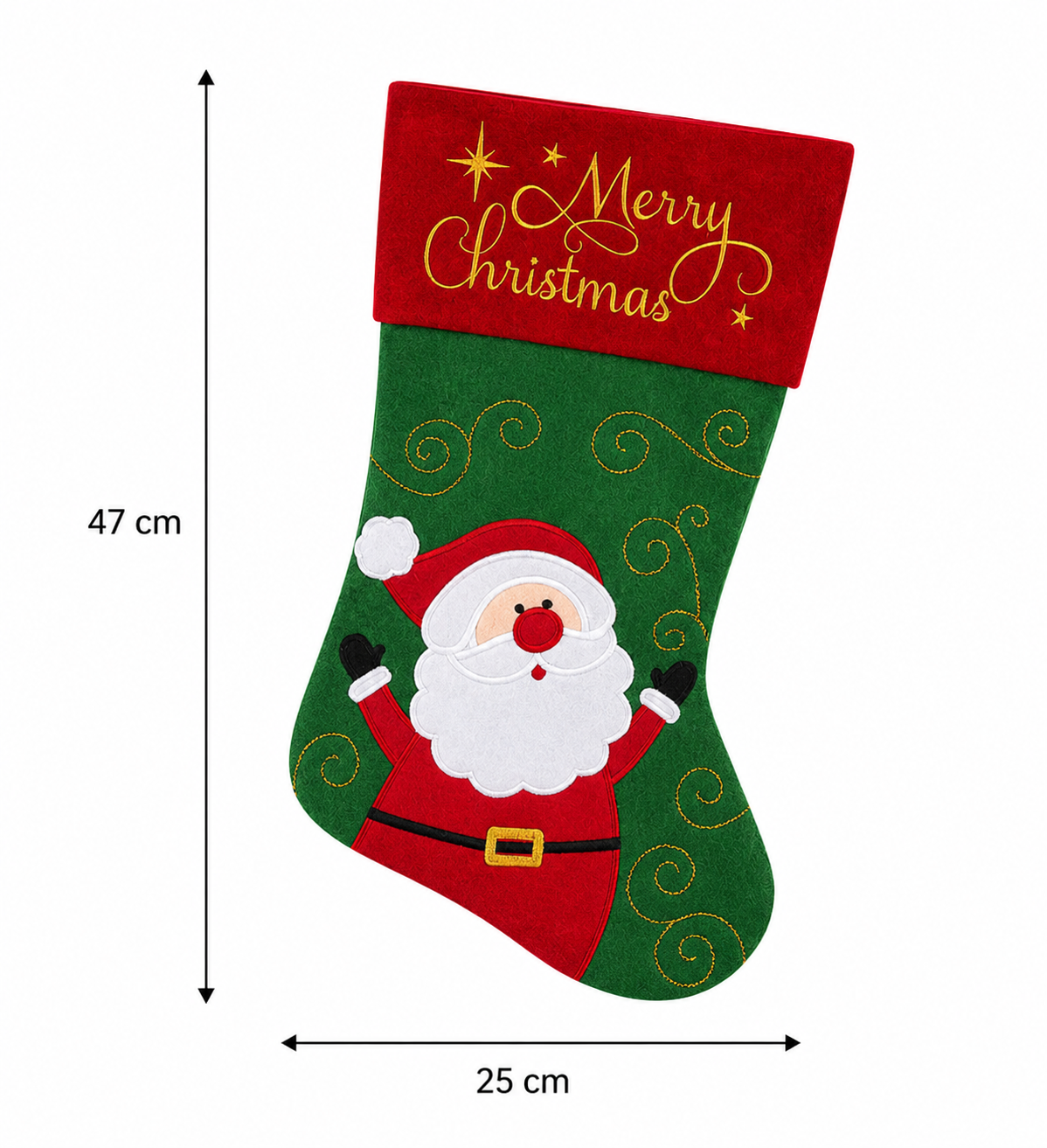 Moxie Santa Stocking 47cm