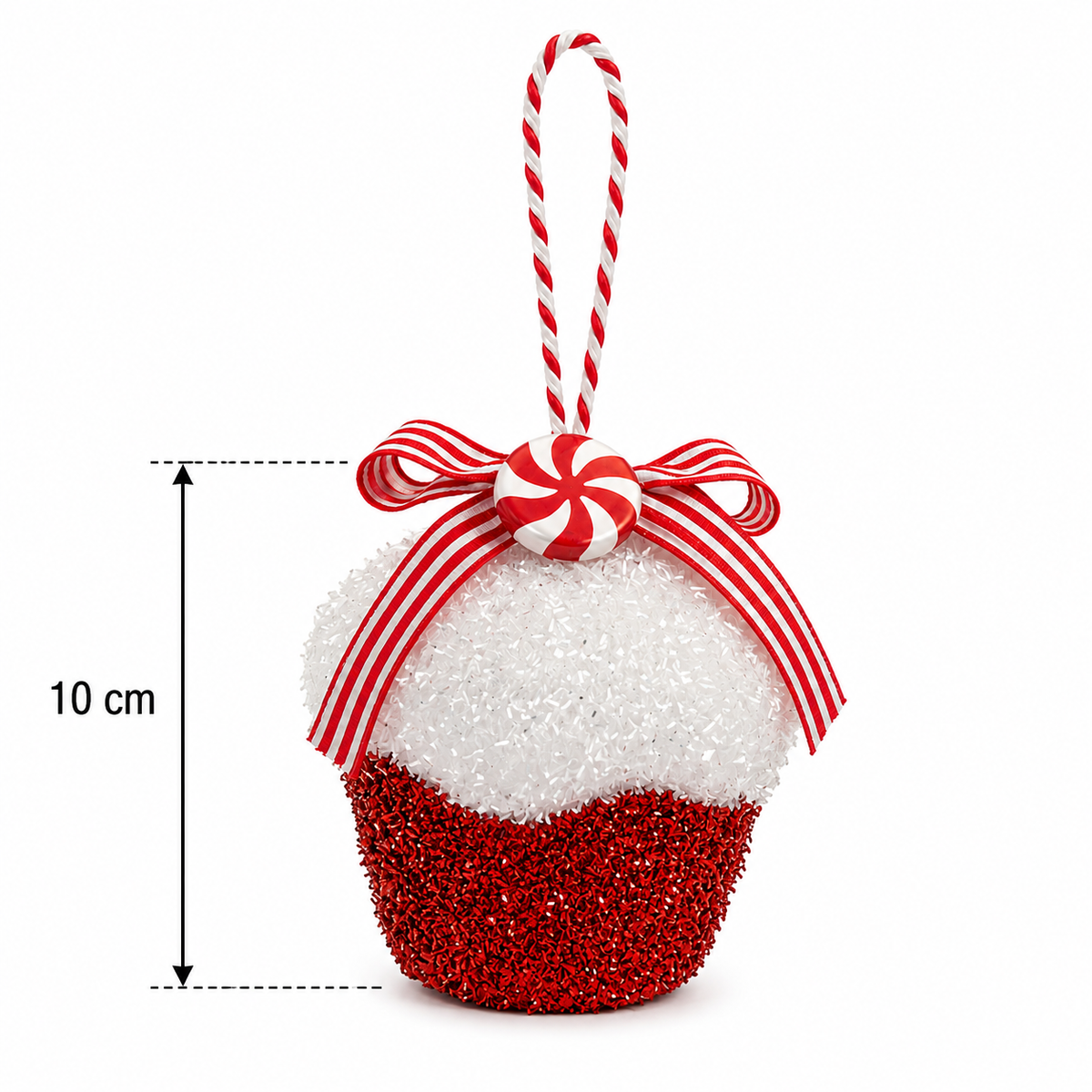 Cupcake Hanging Ornament 10cm
