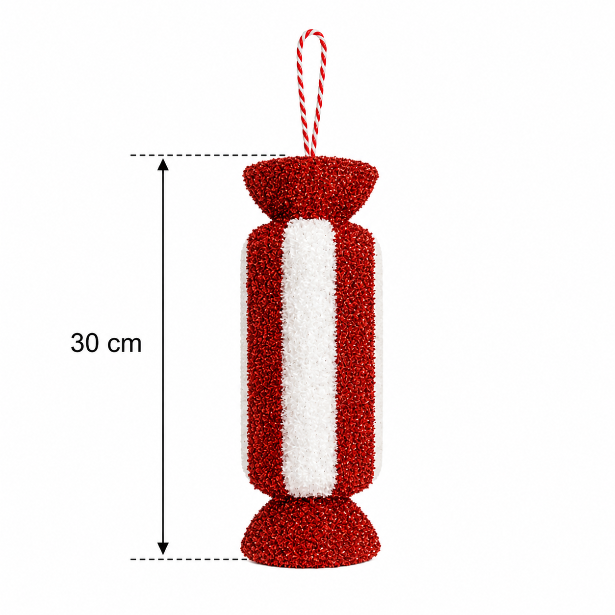 Candy Cylinder Hanging Ornament 30cm