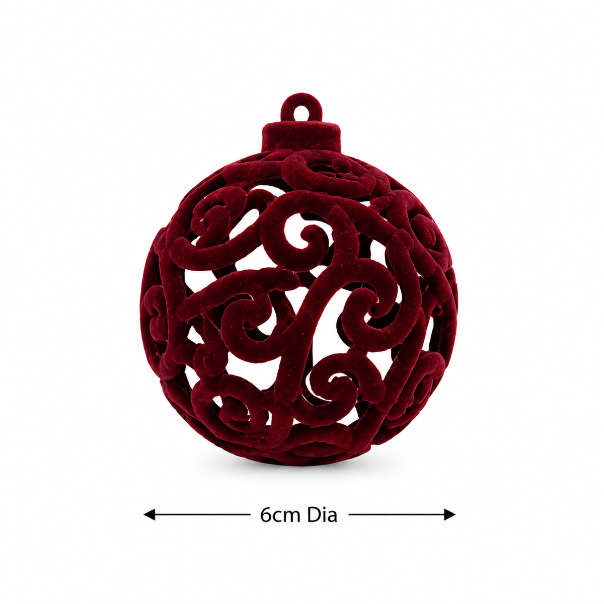 Velvet Luxe Baubles 6 cm