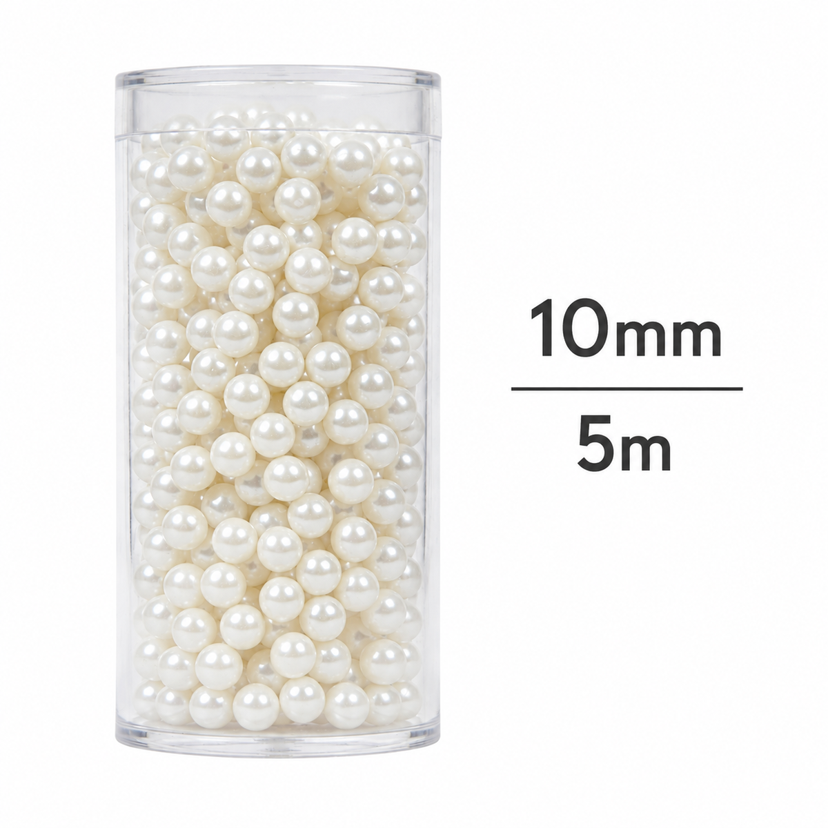 Razzle Beads Pearl 5m White