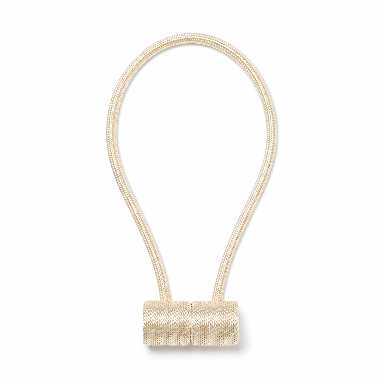 Sele Beige Magnetic Tieback Pair
