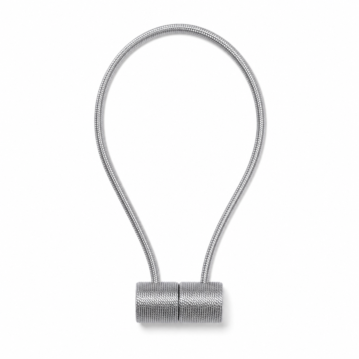 Sele Ice Gray Magnetic Tieback Pair