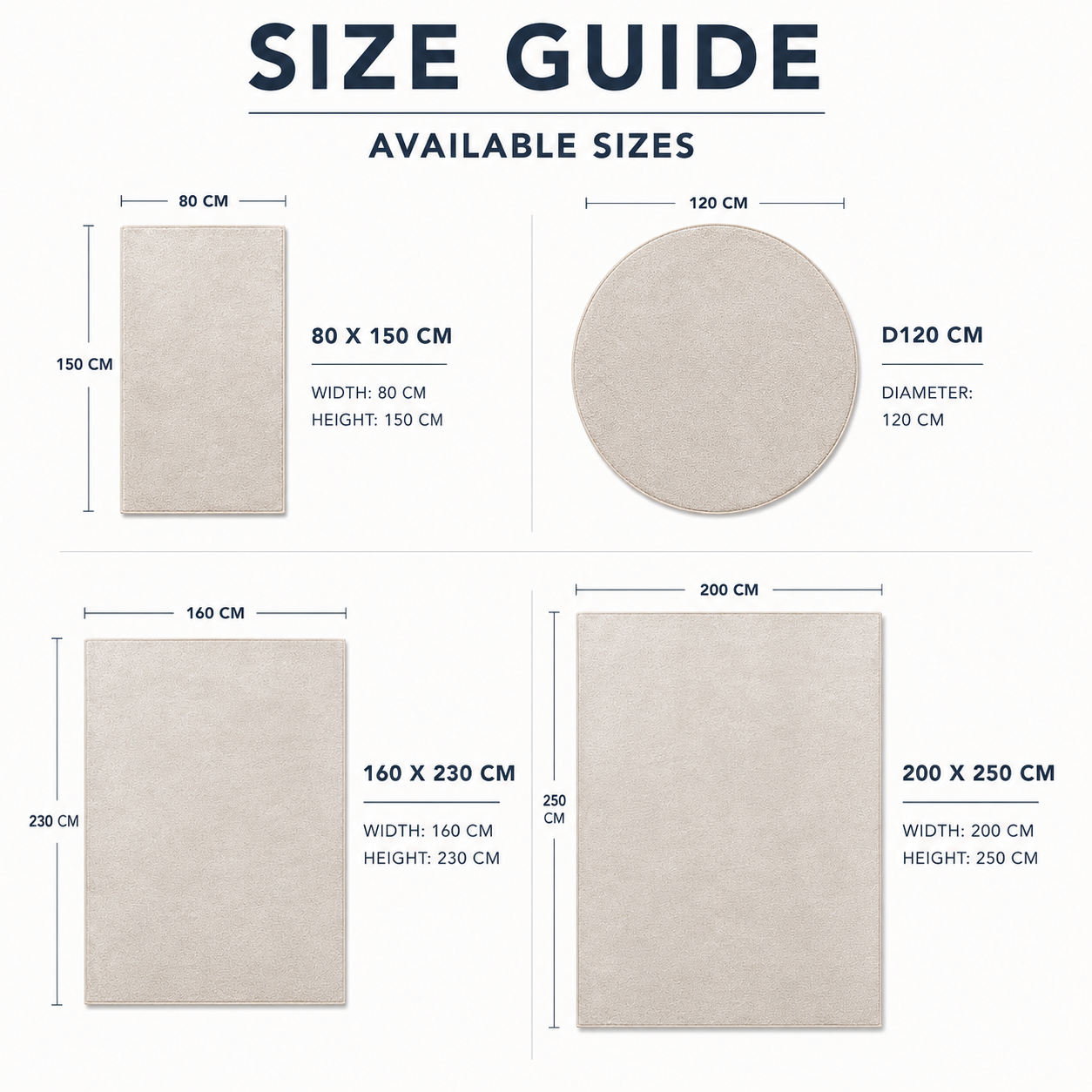 Aira Taupe Shaggy Rug
