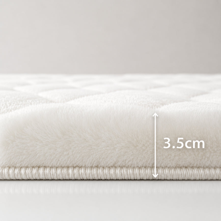 Amira Bubble Faux Fur Rug