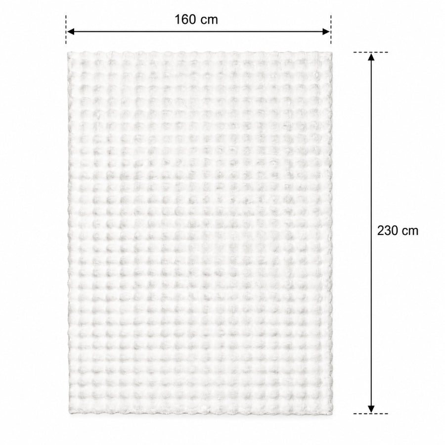 Amira Bubble Faux Fur Rug