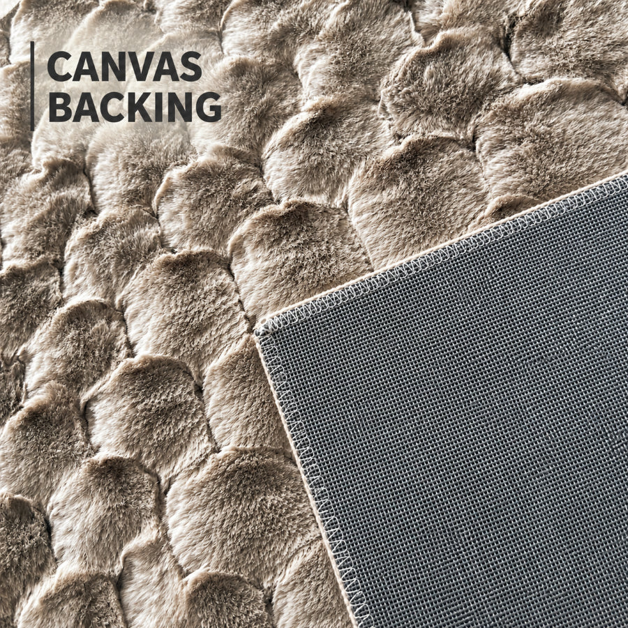 Amira Plush Faux Fur Rug