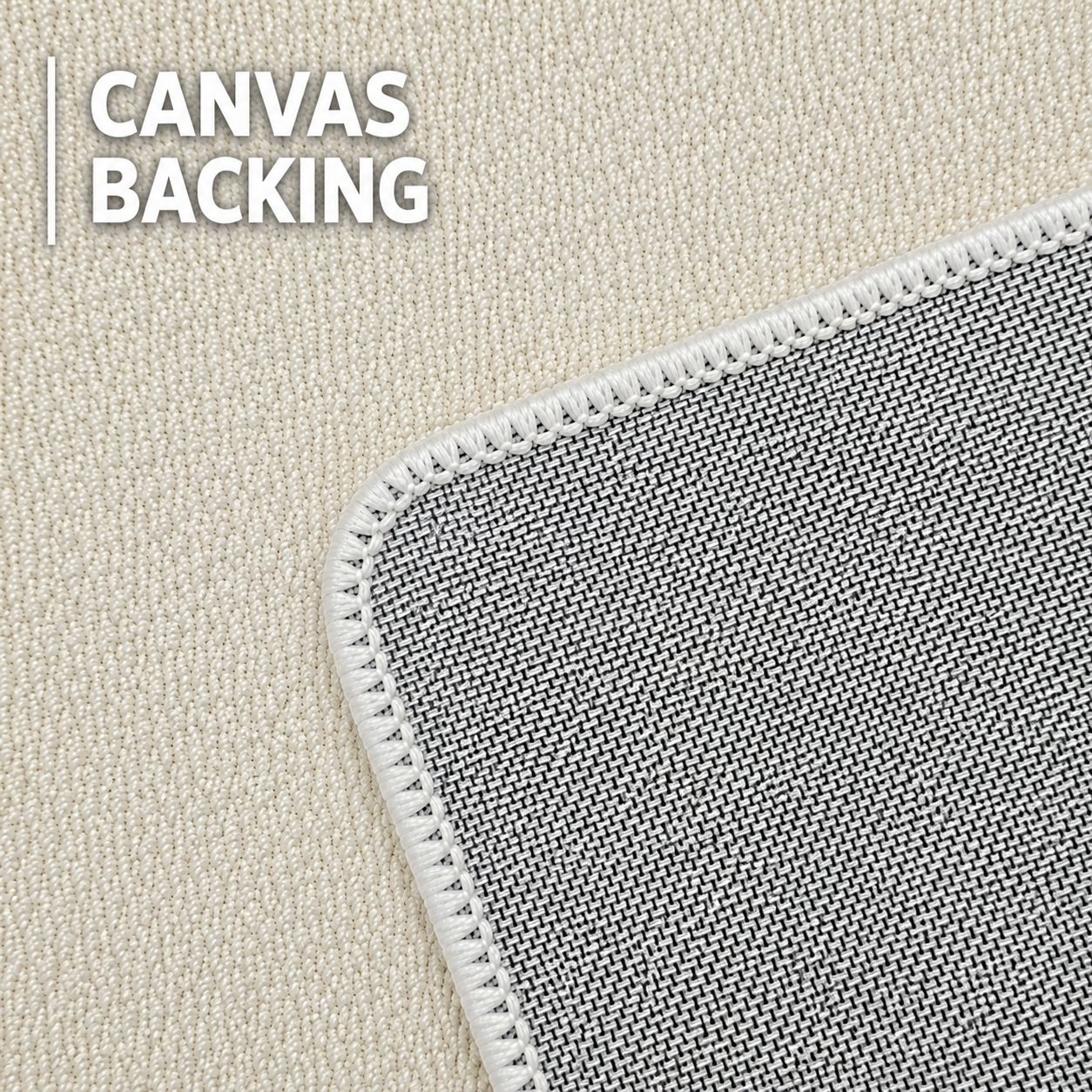Arvi Cream Synthetic Jute Rug