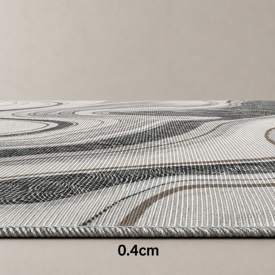 Asella Geo Abstract Kitchen Rug Set of 2
