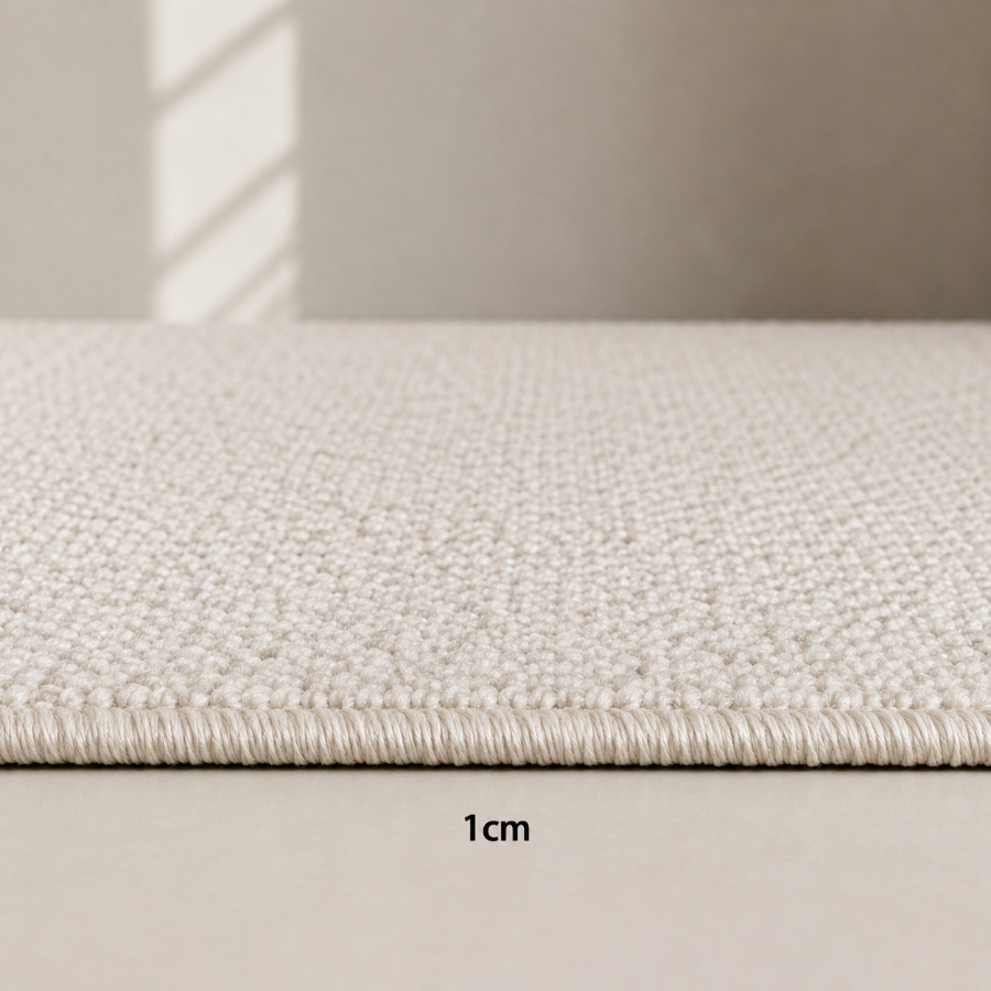 Asya White + Gray Flatweave Rug