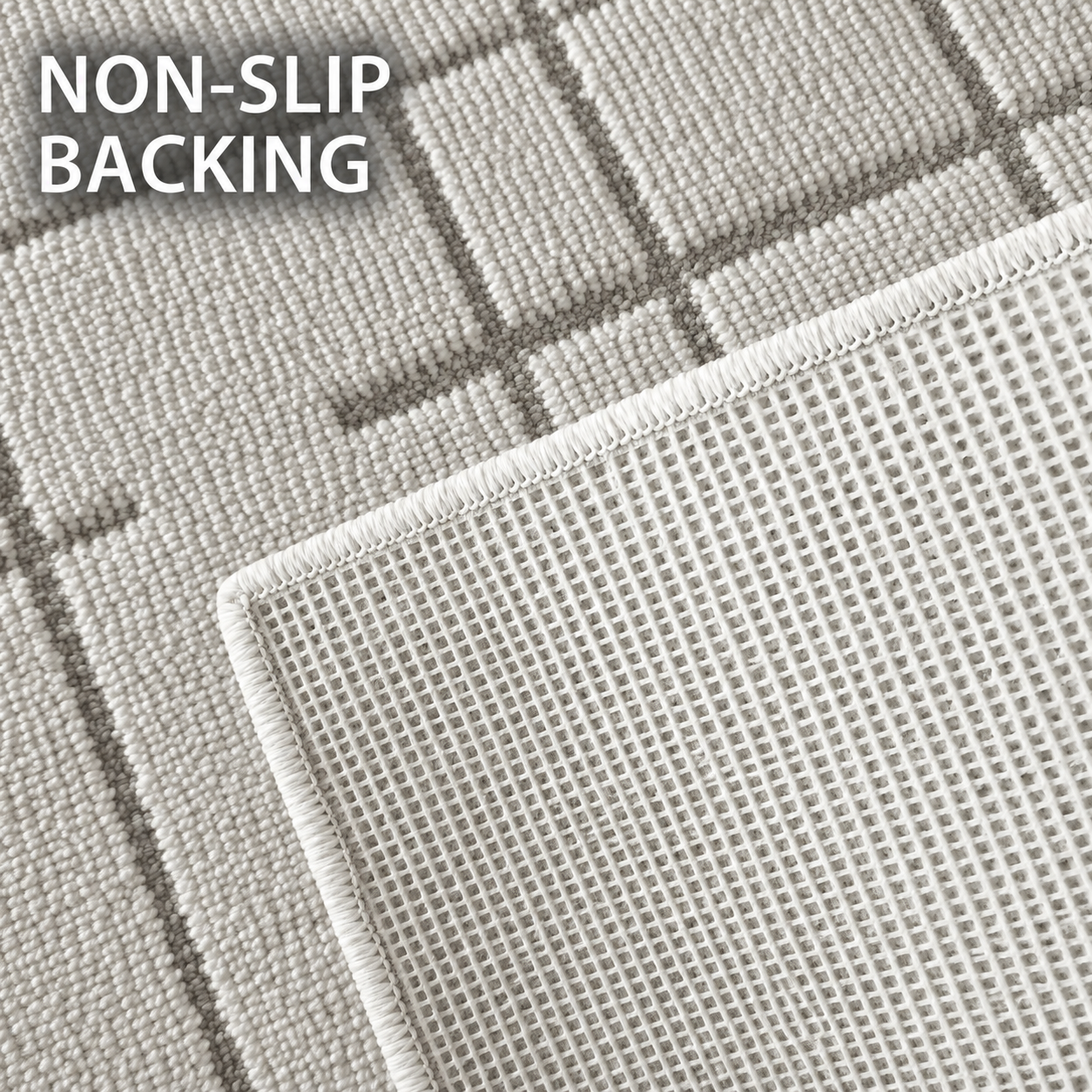 Asya White + Gray Flatweave Rug