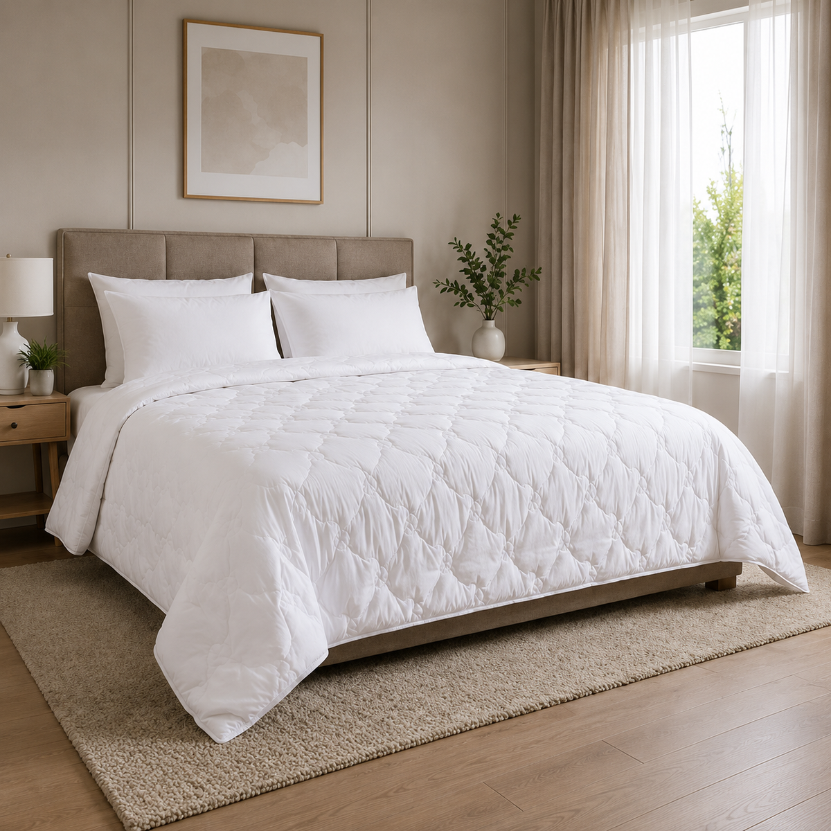 Comforter & Duvet Insert White