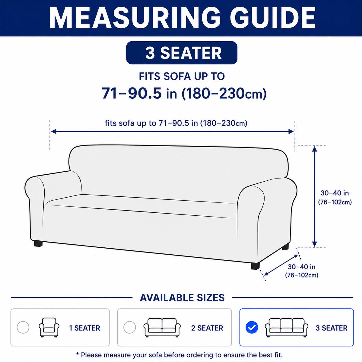#size_3 seater