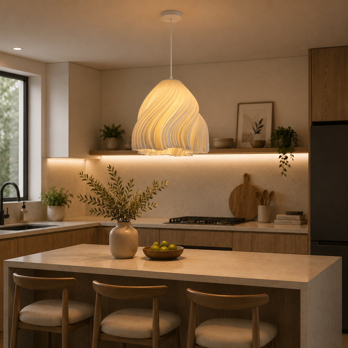 Priska 3D Print Pendant Light - 30 cm