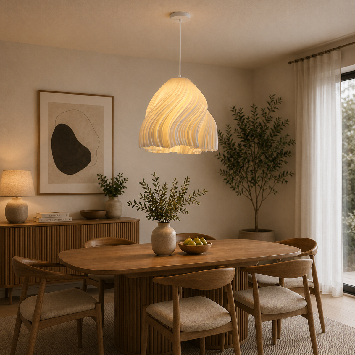 Priska 3D Print Pendant Light - 30 cm