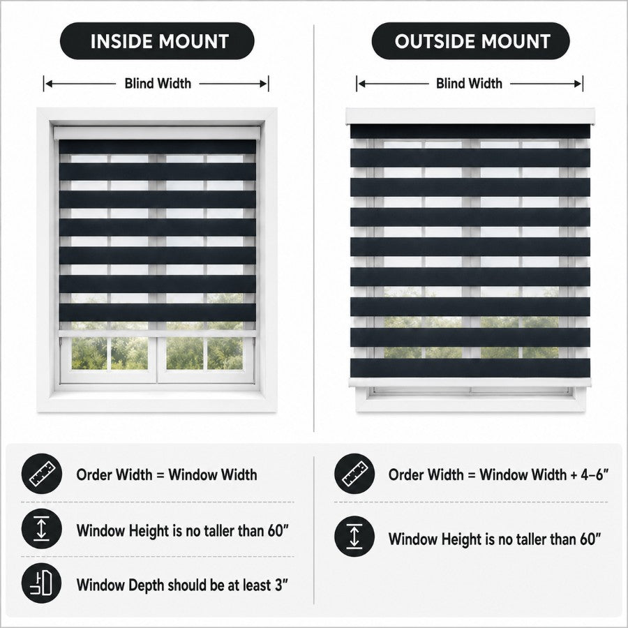 Beige Semi-Blackout Zebra Blinds