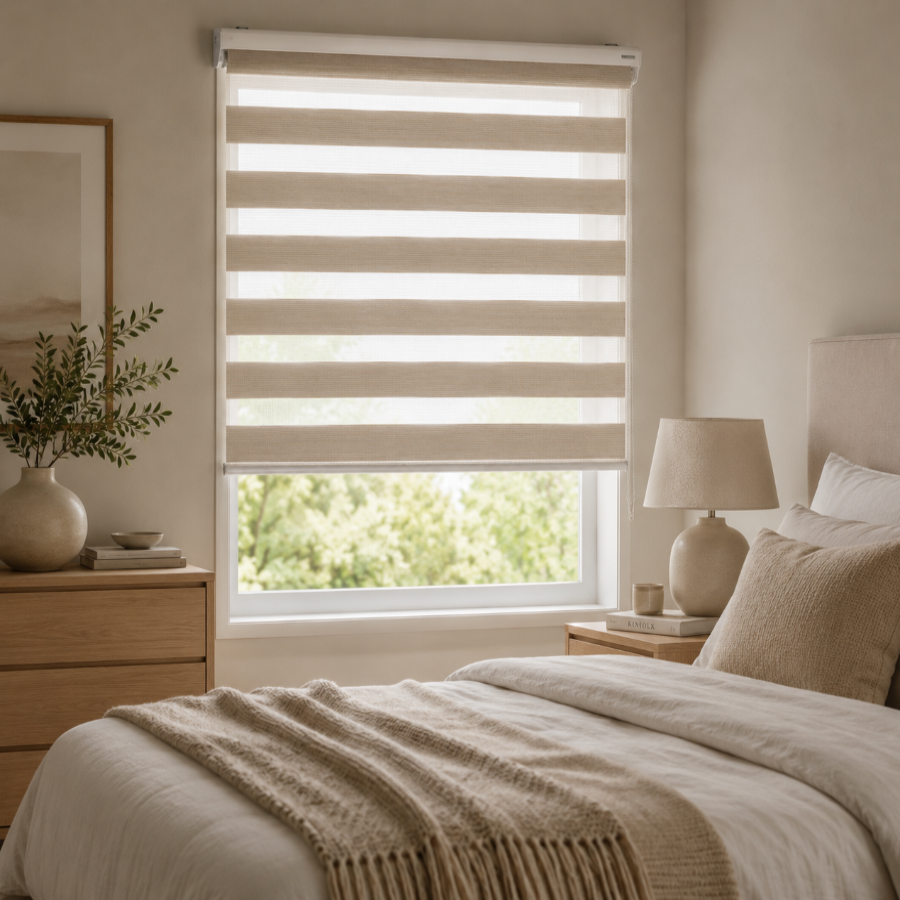 Sandshell Basic Zebra Blinds