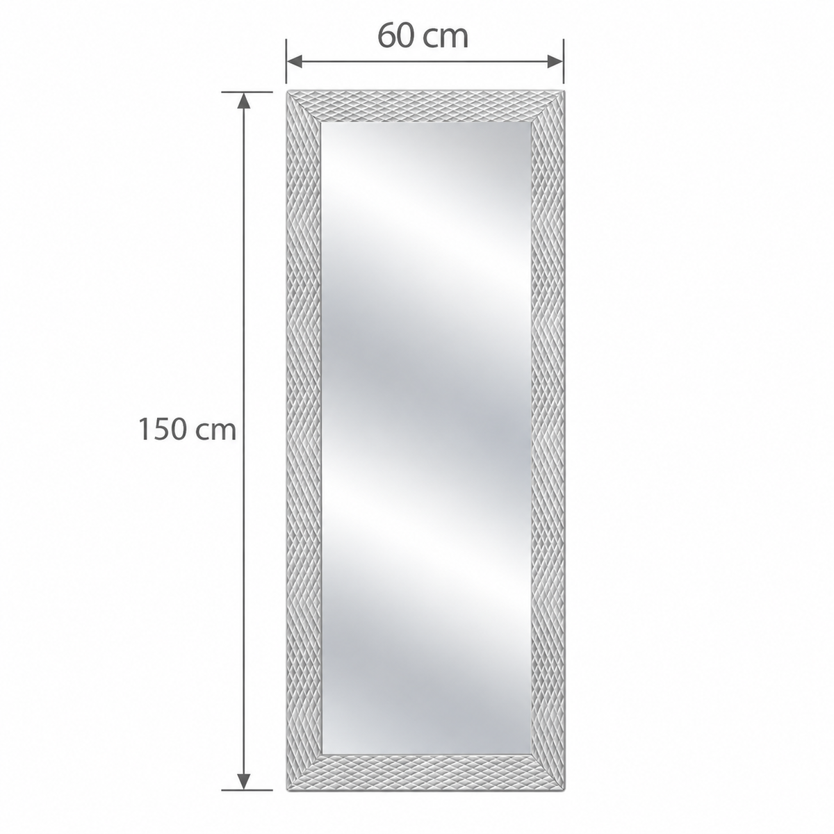 Jul Metalic Smoke Framed Mirror