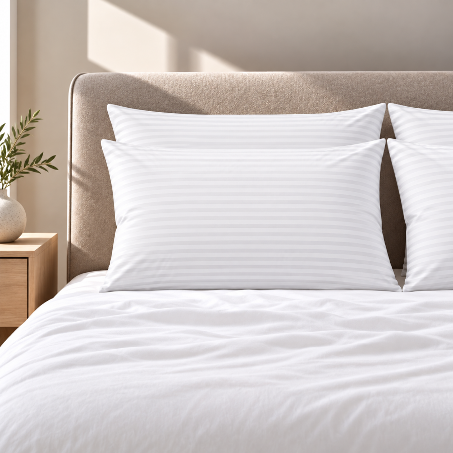 Basic White Plain Pillowcases