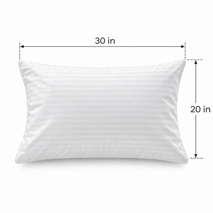 Basic White Plain Pillowcases