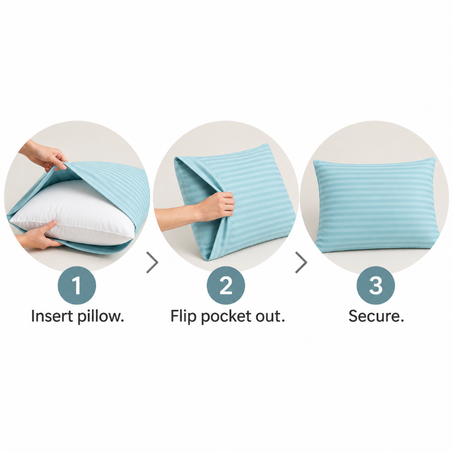 Basic Duck Egg Plain 3pc Sheet Set