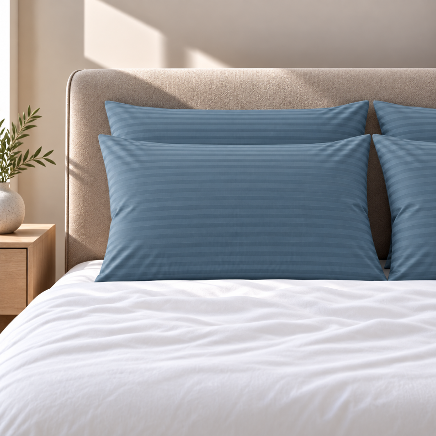 Basic Cool Gray Plain Pillowcases