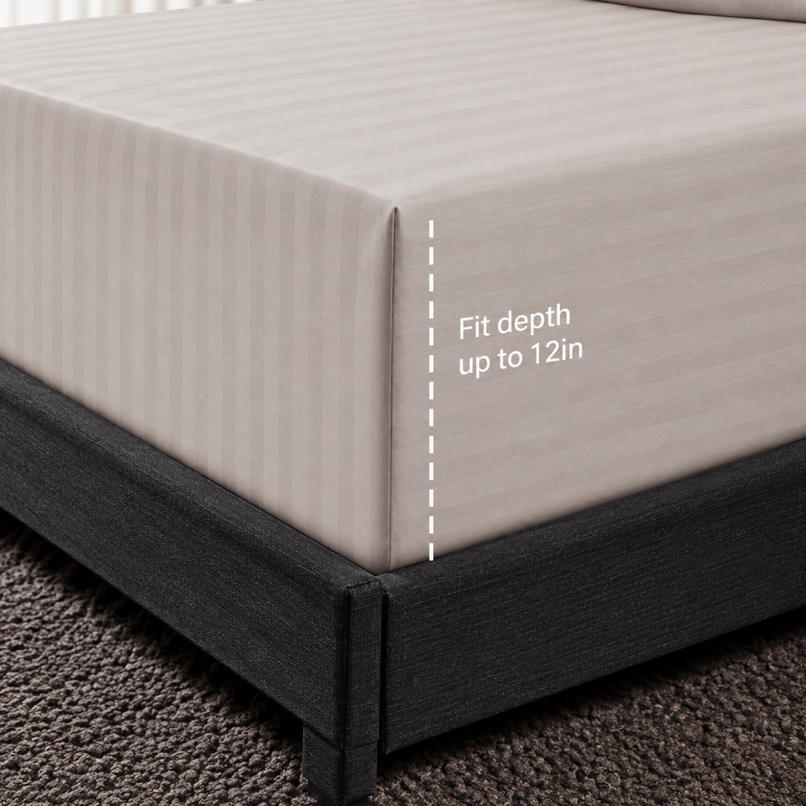 Basic Espresso Plain 4pc Sheet Set