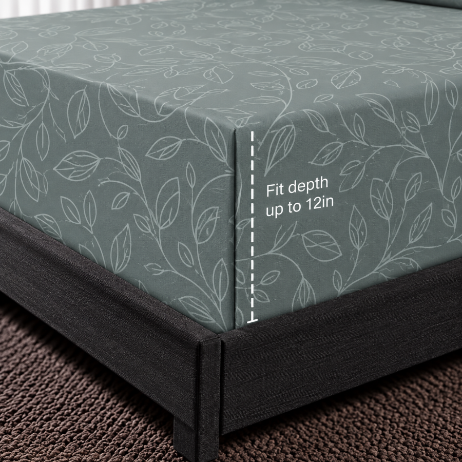 Zell Basic Printed 3pc Sheet Set