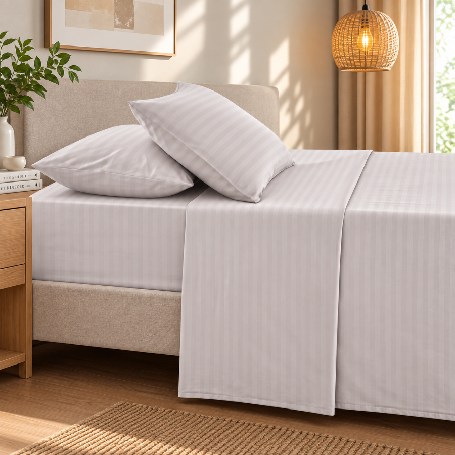 Basic Espresso Plain 4pc Sheet Set