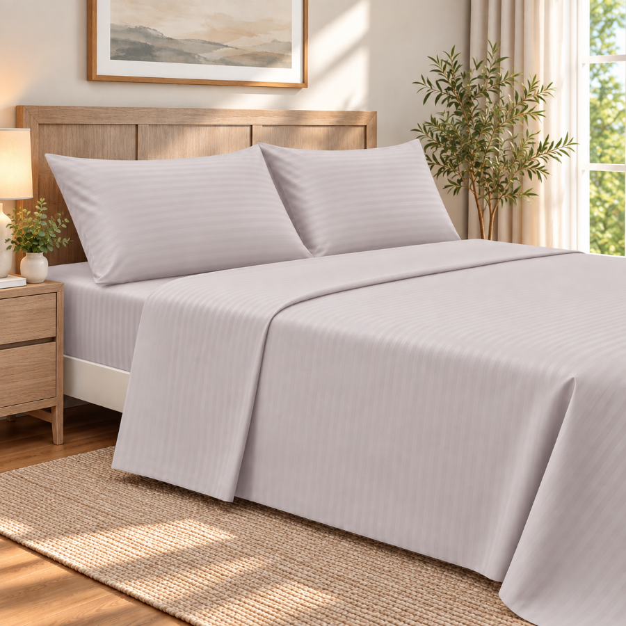 Basic Espresso Plain 4pc Sheet Set