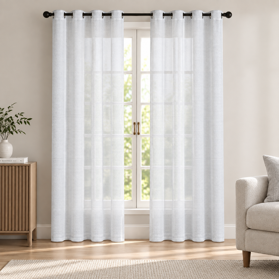 Alder Linen Sheer Curtain