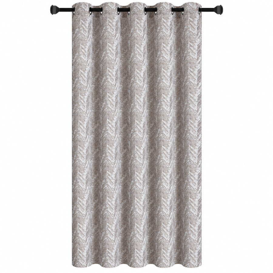 Ansell Coffee Jacquard Curtain
