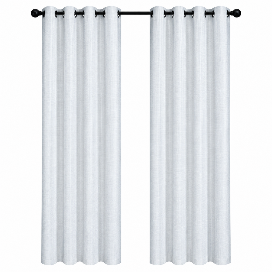 Aneta Pale Cream Crinkle Curtain