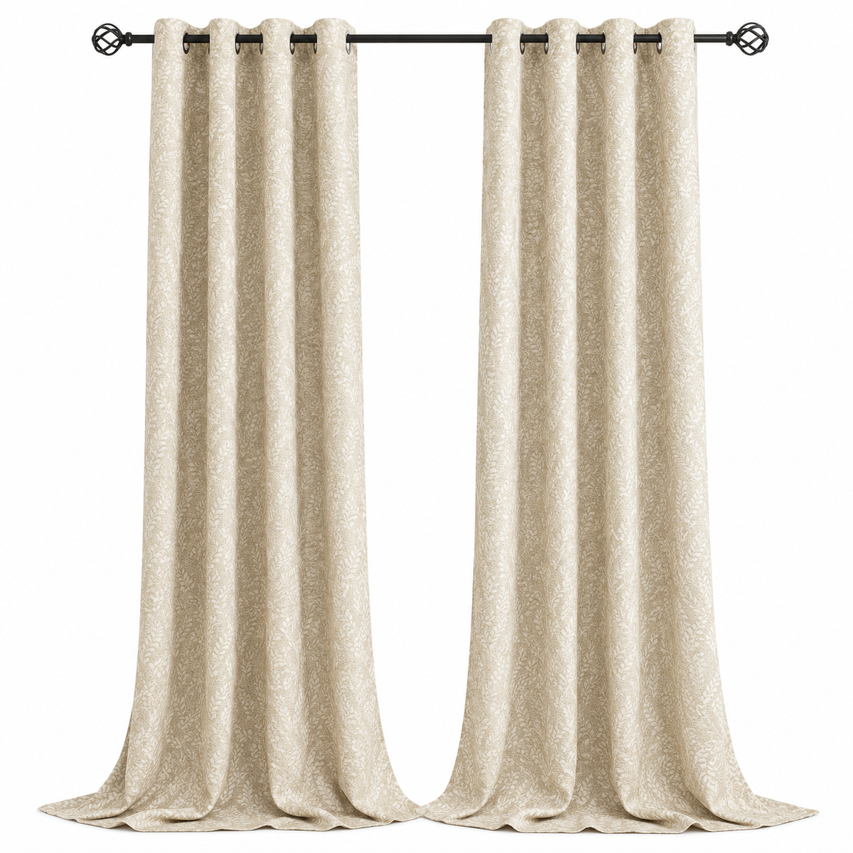 Berne Sand Linen Curtain