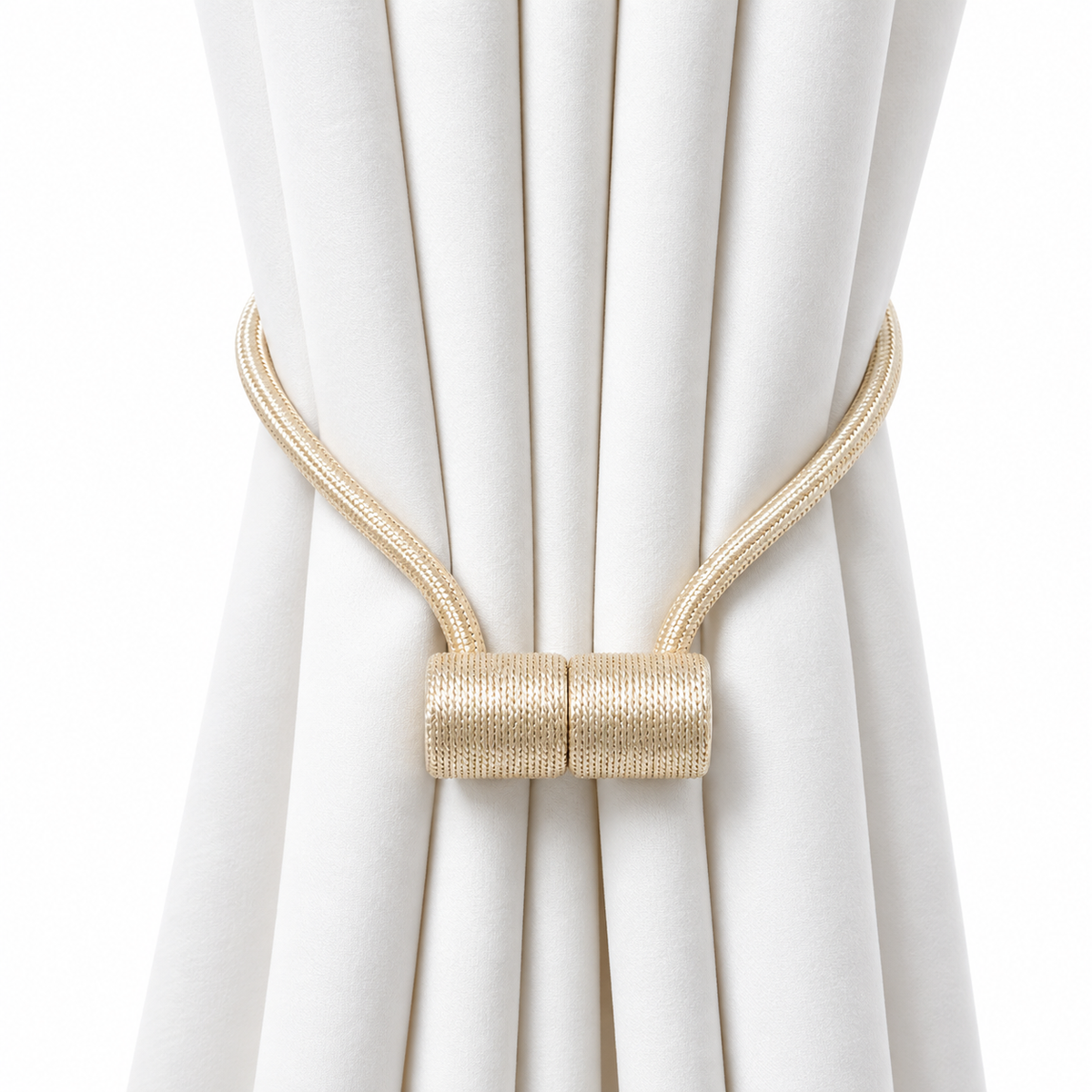 Sele Beige Magnetic Tieback Pair