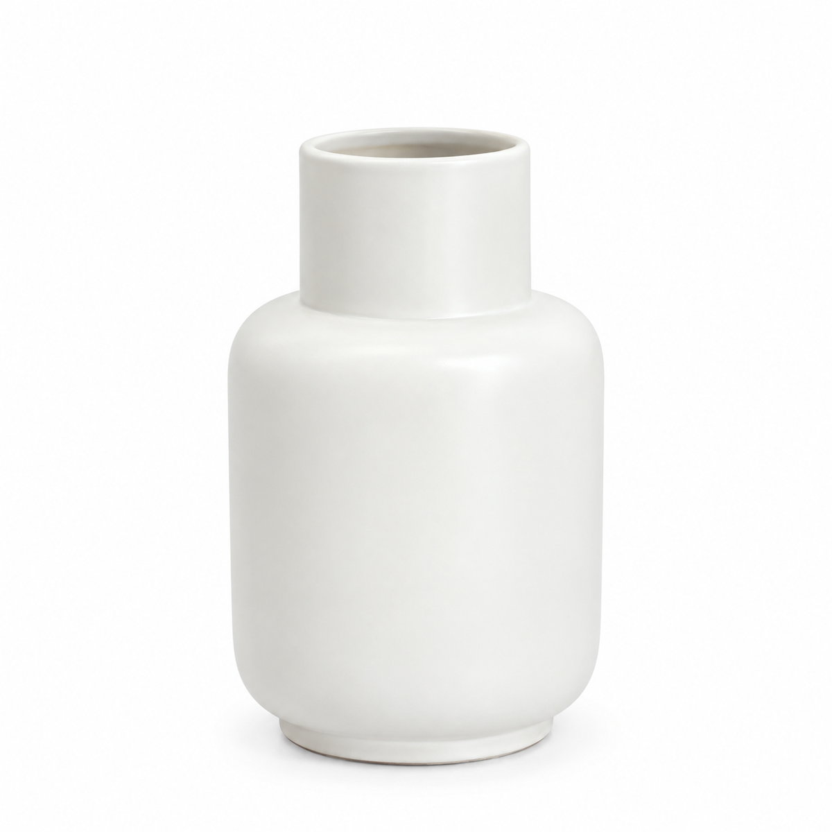 Primru White Ceramic Vase