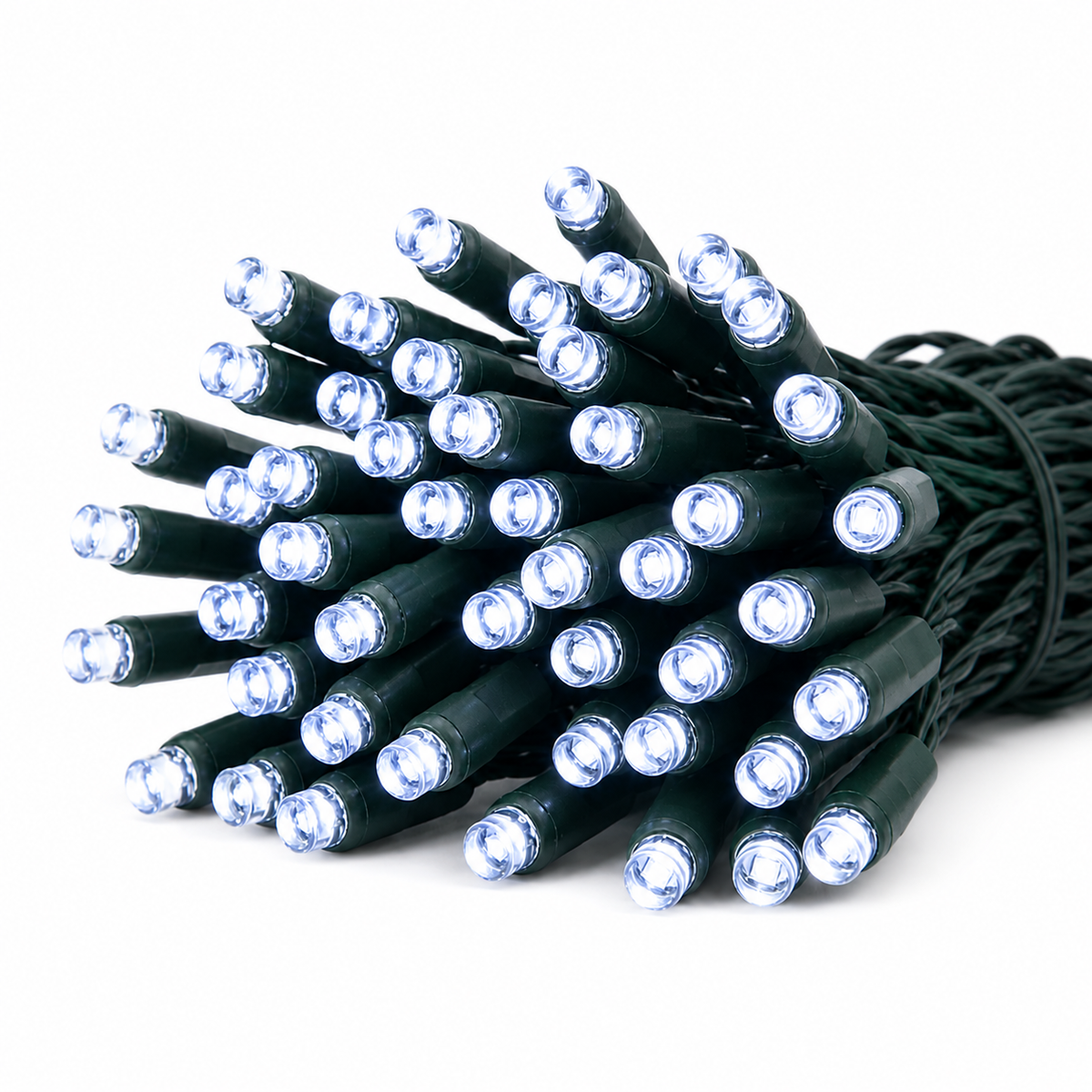 Christmas Lights 100LED Steady Coolwhite