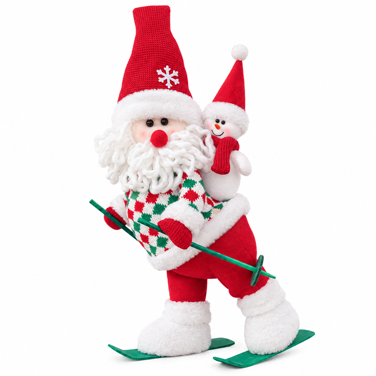 Skiing Santa 50cm