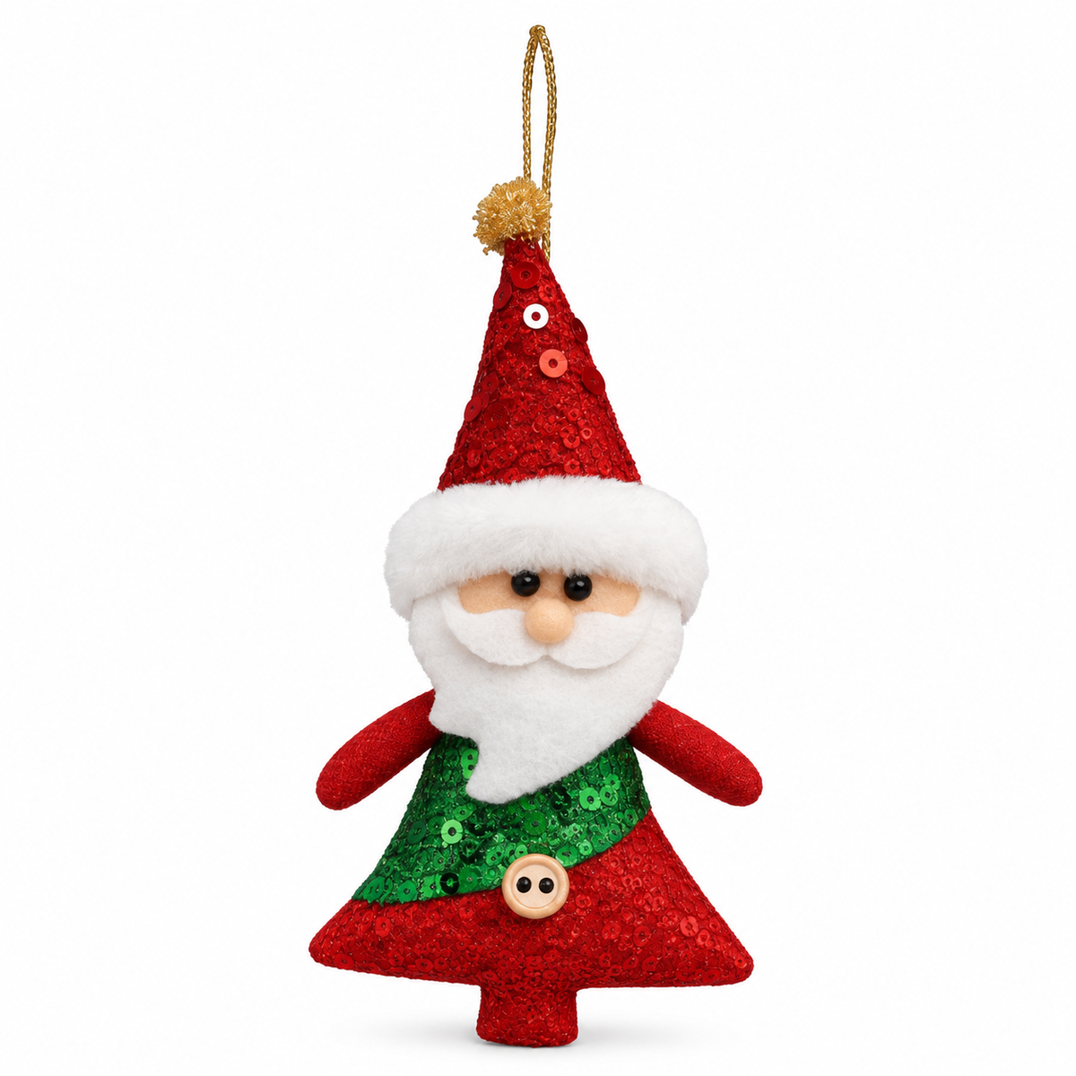 Pexie Hanging Santa 19cm