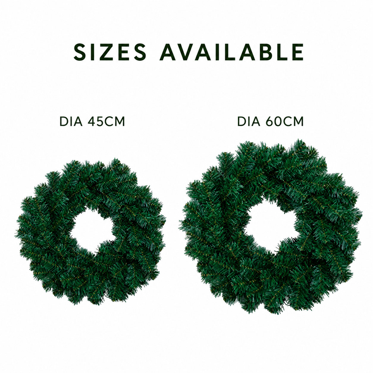 45cm Christmas Wreath 75 Tips