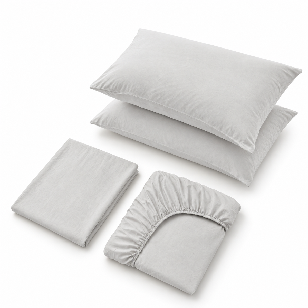 Super Soft Cloud Gray 4pc Sheet Set