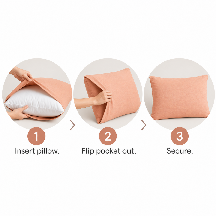 Super Soft Pink Sand Pillowcases