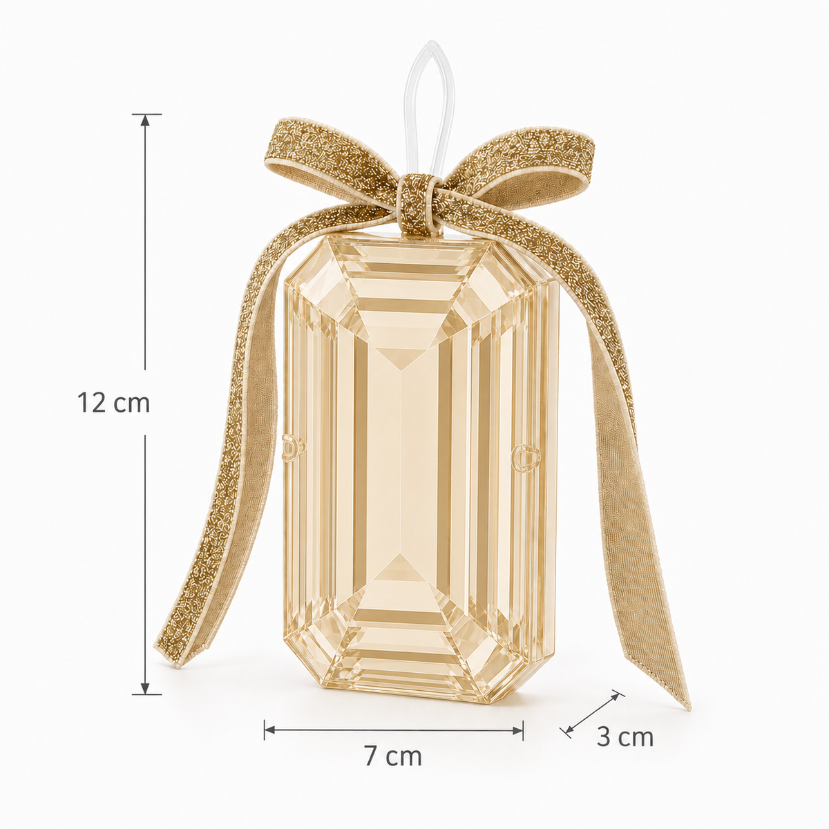 Royalty Yellow Topaz Christmas Ornament