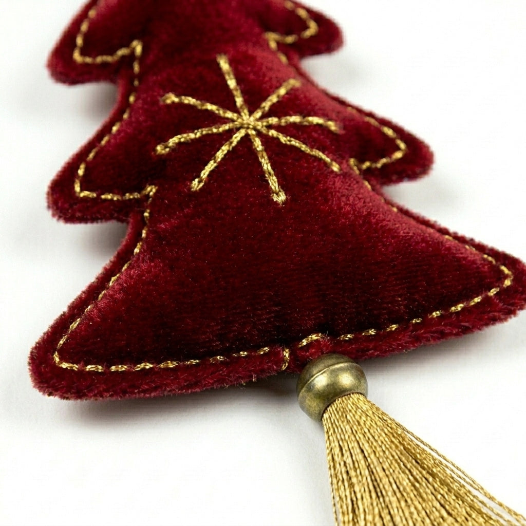 Red Velvet Tree with Tassel