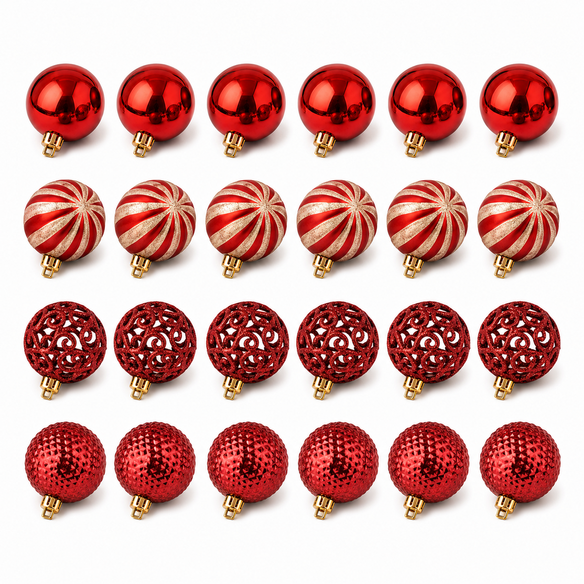 Eve Red 6cm 24pc